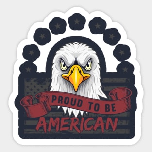 Proud to be an American (Eagle) Sticker